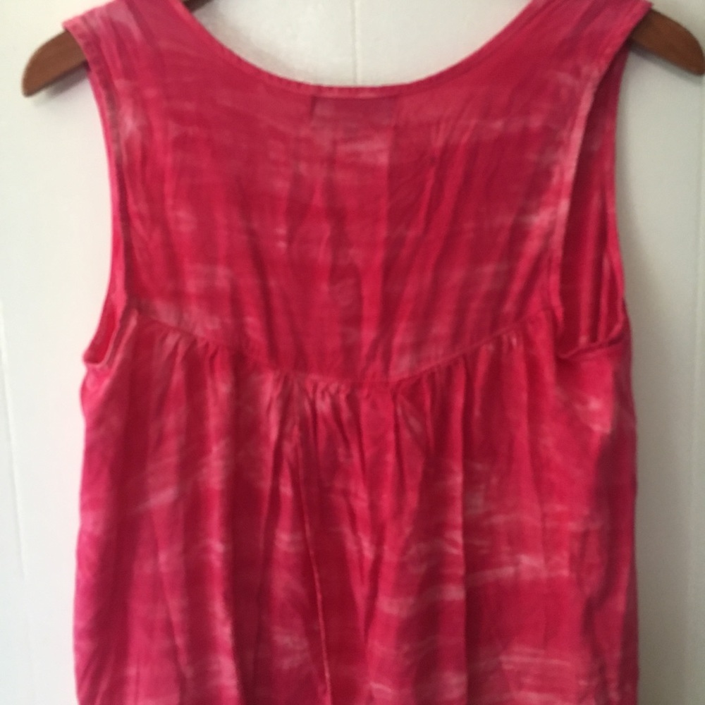 • SOLD // tie dye hot pink michael stars by anthro top • - Picture 6 of 7